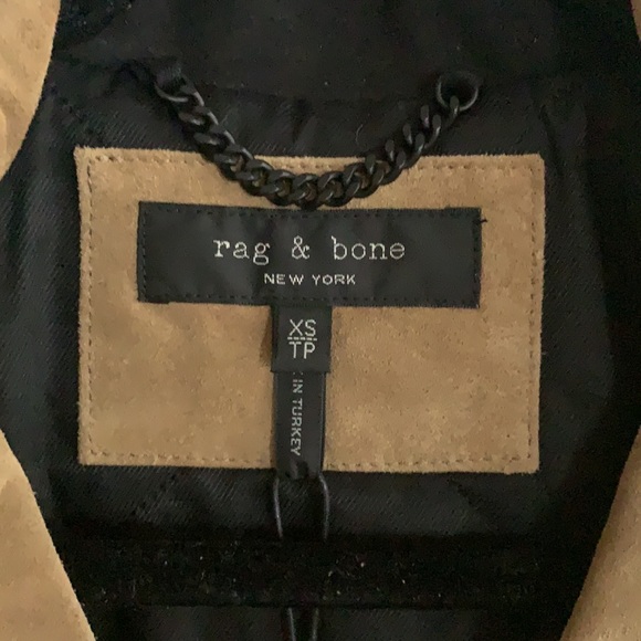 Rag & Bone Suede Moto Jacket - Picture 5 of 10
